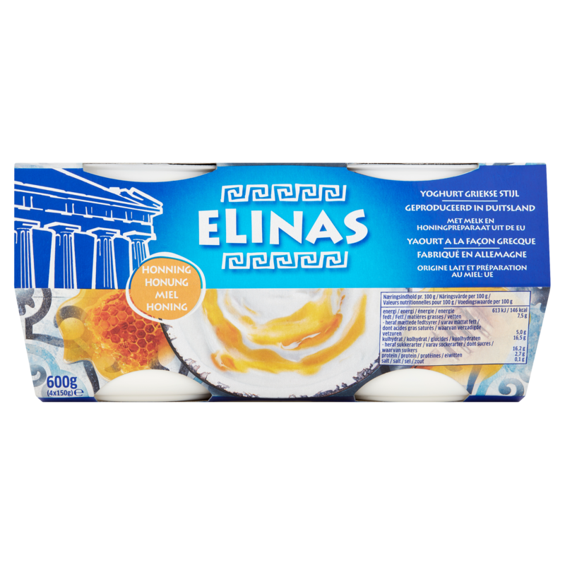 Elinas Yoghurt Griekse Stijl Honing