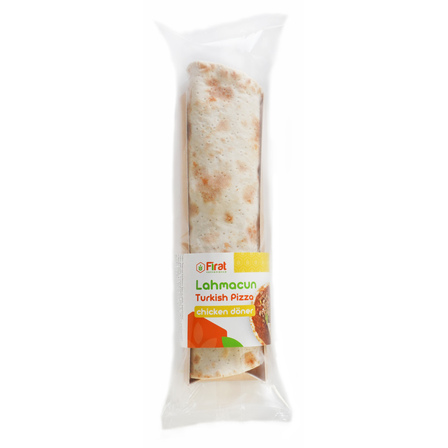 Turkse pizza Lahmacun kipdoner