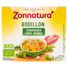 Zonnatura Bio Bouillon Tuinkruiden 6 Stuks 60 g