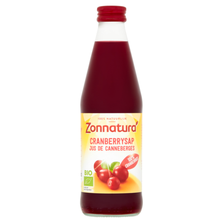 Zonnatura Bio Cranberrysap 330 ml