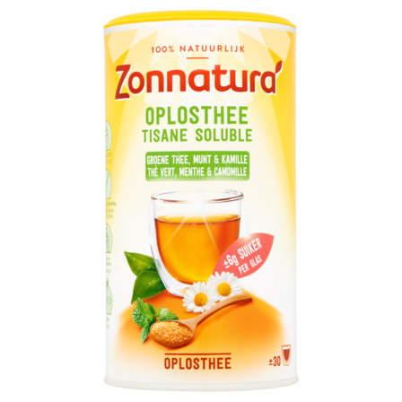 Zonnatura Oplosthee Groene Thee, Munt & Kamille