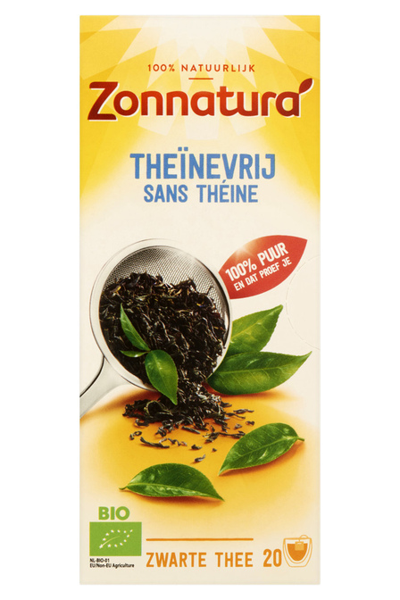 Zonnatura Theinevrij Zwarte Thee 20 Zakjes