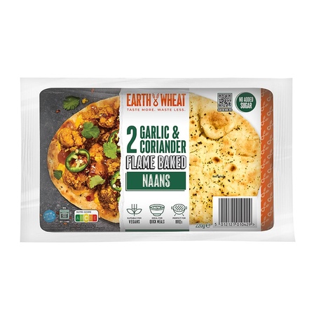 Earth & Wheat naanbrood knoflook-koriander