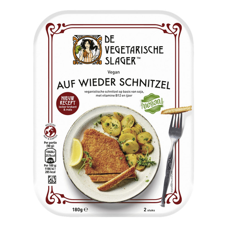 De Vegetarische Slager Auf wieder schnitzel