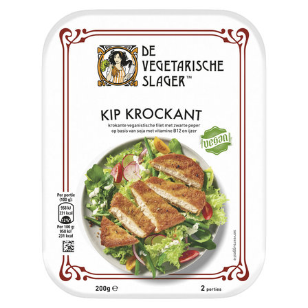 De Vegetarische Slager Kip Krockant  