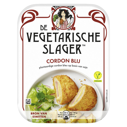 De Vegetarische Slager Cordon blij