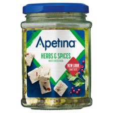 Apetina Witte Kaasblokjes in Olie 45+ 265 g