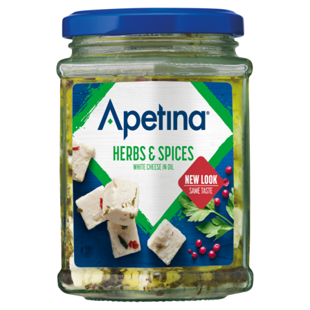 Apetina Witte Kaasblokjes in Olie 45+ 265 g