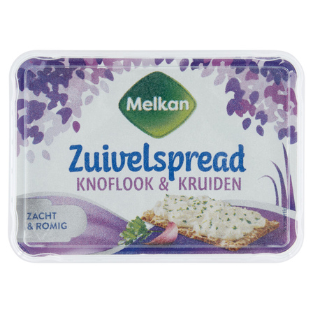 Melkan Zuivelspread Knoflook en Kruiden 200 g