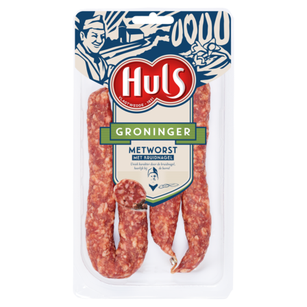 Huls Groninger Metworst met Kruidnagel 2 x 110 g