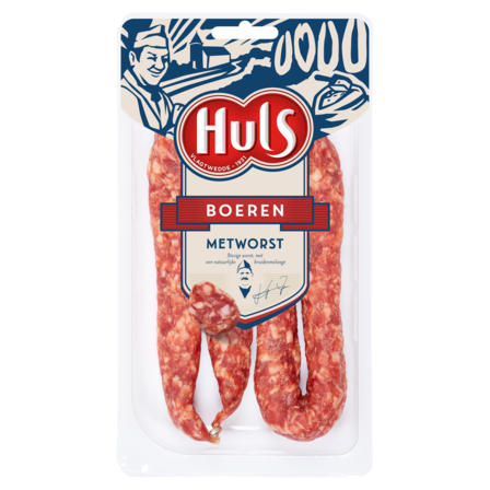 Huls Boerenmetworst 2 x 110 g