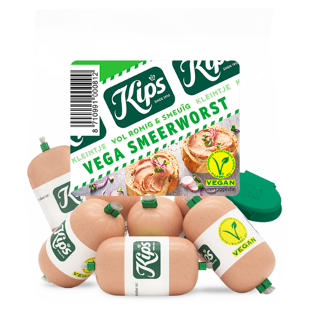 Kips Kleintje Vega Smeerworst 6 x 20 g