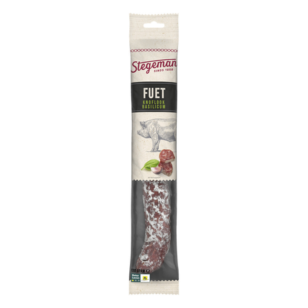 Stegeman Fuet Knoflook Basilicum