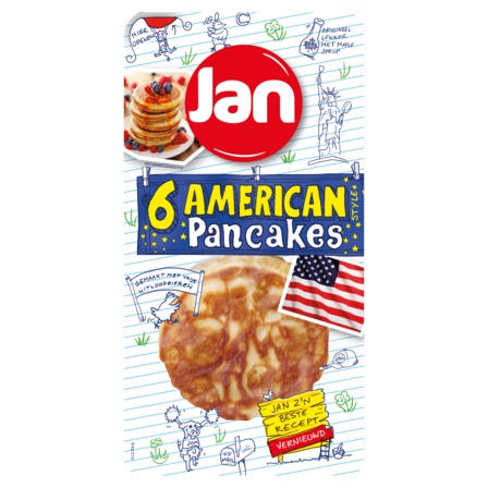 Jan American Pancakes 6 Stuks 300 g