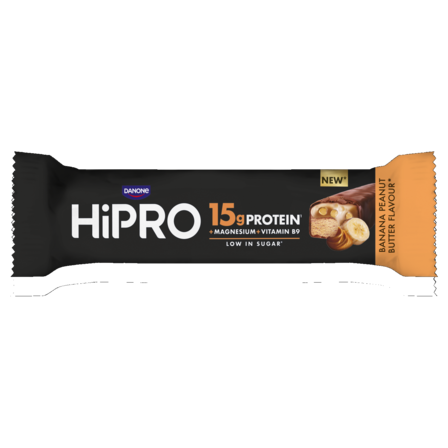 Hipro proteinbar pindakaas banaan