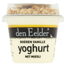Den Eelder Vanille yoghurt met muesli