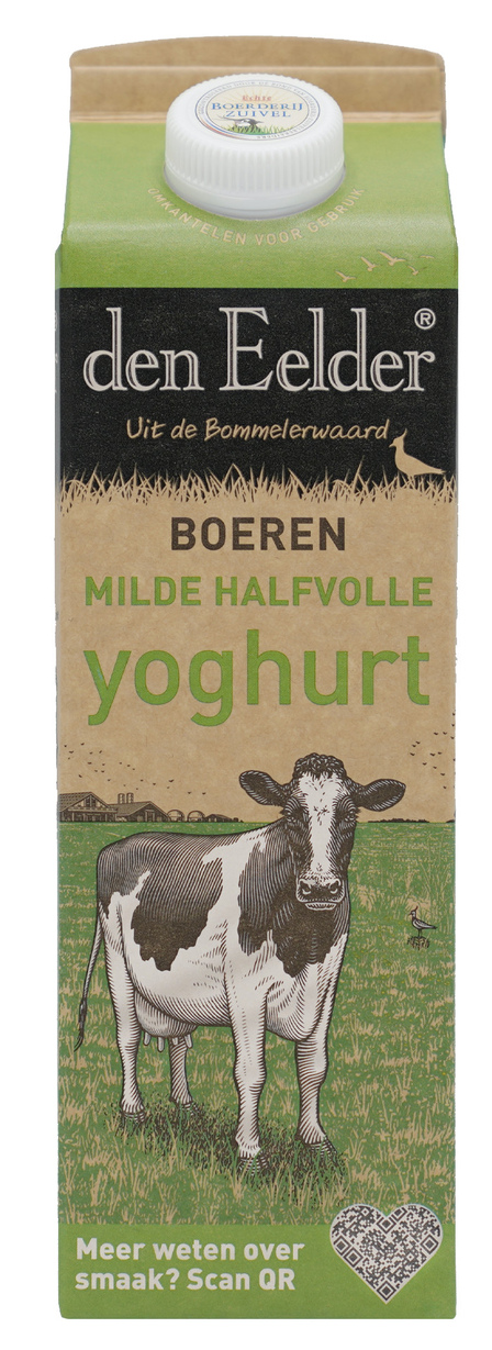 Den Eelder Boeren Milde Halfvolle Yoghurt 1 L