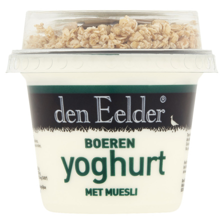 Den Eelder Naturel yoghurt met muesli