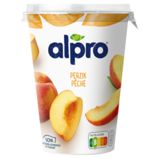 Alpro Plantaardige Variatie op Yoghurt Perzik 500 g