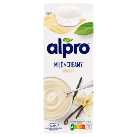 Alpro Mild & Creamy Plantaardige Variatie op Yoghurt Vanille 750 ml