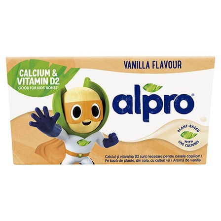 Alpro Plantaardige variatie op yoghurt kids vanille