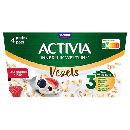 Activia Yoghurt vezels rode vruchten
