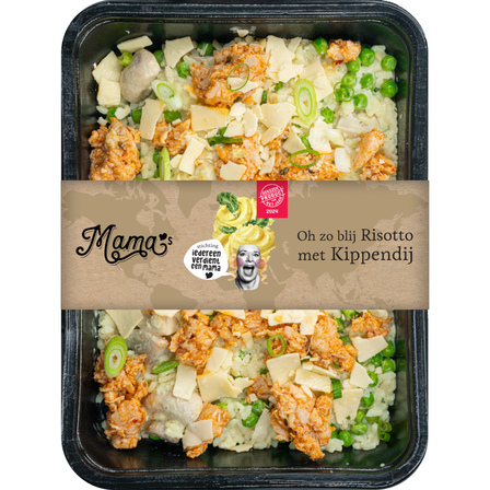 Mama's maaltijden Risotto met kippendij