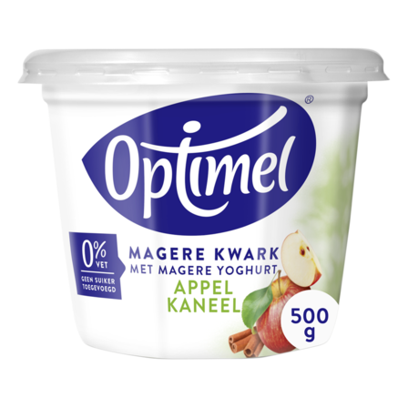 Optimel Magere kwark appel kaneel 1 x 500 g