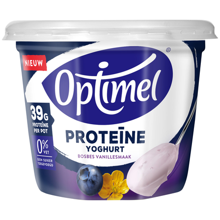 Optimel protein yoghurt bosbes