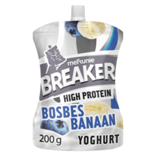Melkunie Breaker High Protein Bosbes Banaan Yoghurt 200 g