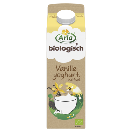 Arla Biologisch Vanille Yoghurt Halfvol