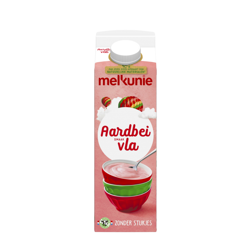 Melkunie Aardbeismaak Vla