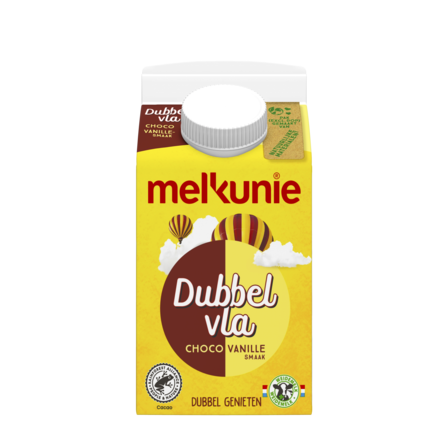 Melkunie Dubbelvla Choco Vanille 500 ml