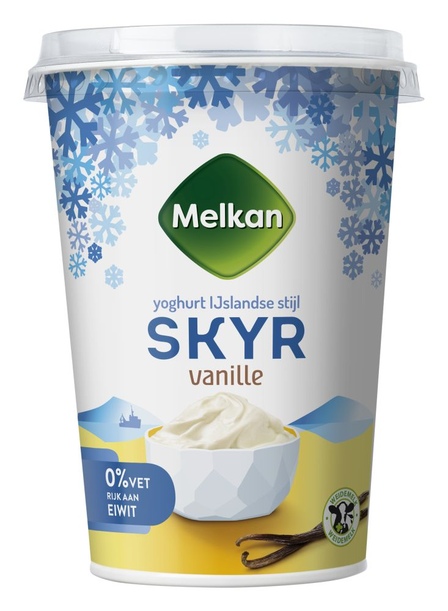 Melkan Yoghurt IJslandse Stijl Skyr Vanille
