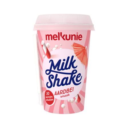 Melkunie Milkshake Aardbeismaak 200 ml