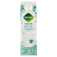 Melkan Halfvolle Milde Yoghurt 1,6% Vet 1 L