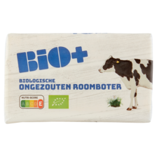 Bio+ Ongezouten Roomboter