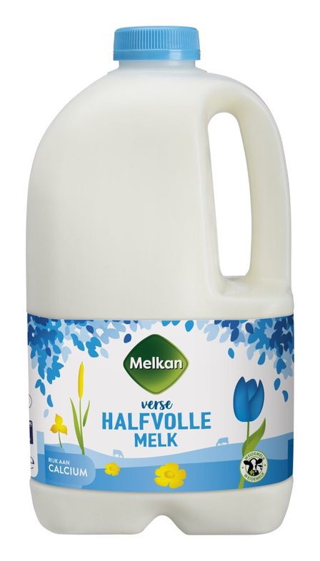 Melkan Verse Halfvolle Melk 2 L