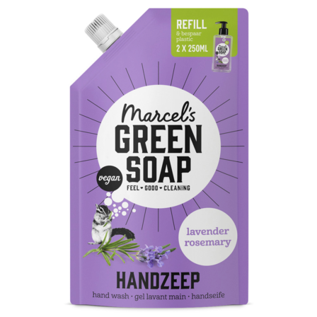 Marcel's Green Soap Handzeep lavendel nuvulling