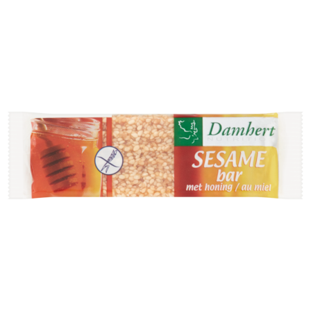 Damhert Nutrition Sesame Bar met Honing 3 Repen 50 g