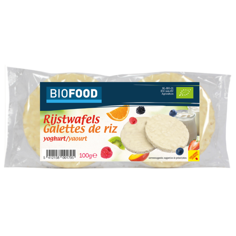 Biofood Rijstwafels Yoghurt