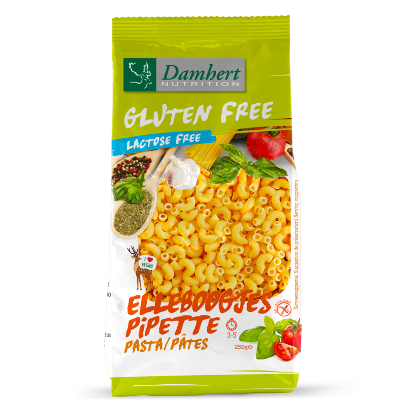 Damhert Macaroni Elleboogjes Gluten- en Lactosevrij