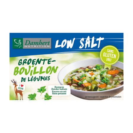 Damhert Groentebouillon  laag in zout