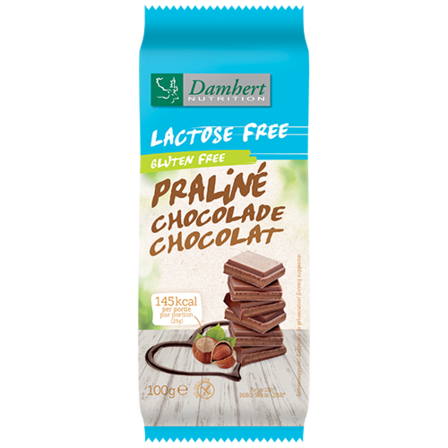 Damhert chocolade praline lactose- en glutenvrij