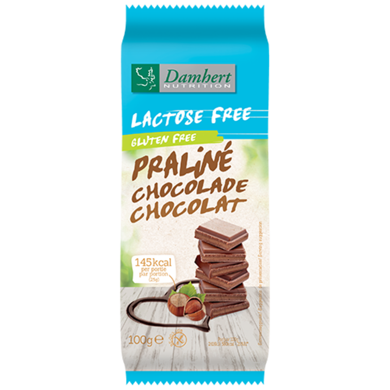 Damhert chocolade praline lactose- en glutenvrij