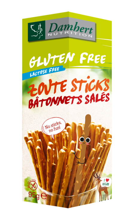 Damhert Zoute Sticks Gluten- en Lactosevrij