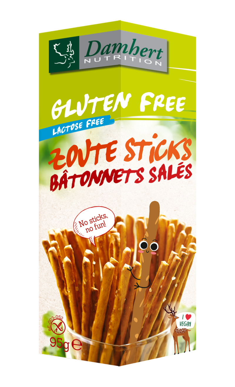 Damhert Zoute Sticks Gluten- en Lactosevrij