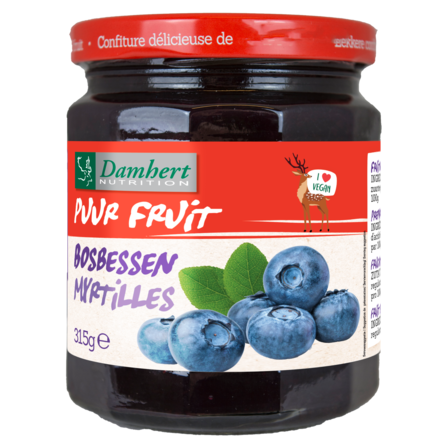 Damhert Bosbessenconfiture Puur Fruit