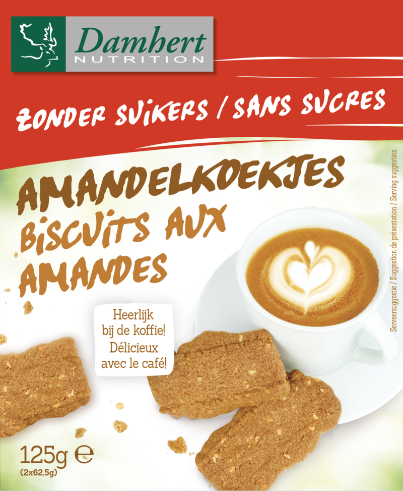 Damhert Amandelkoekjes Suikervrij