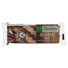 Damhert sesam chocoladebar glutenvrij